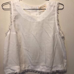 Cloth & Stone Blouse W/Button down Back